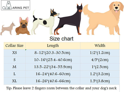 ARING PET Dog Collar Bowtie, Dog Collar with Bow, Adjustable Collars for Dogs Small Medium Large...