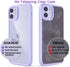 oakxco Thin Slim Clear case for iPhone 11, Transparent Hybrid Hard Shell Plastic & Soft Silicone Rubber Bumper, Non-Yellow Acrylic Protective Ligh...