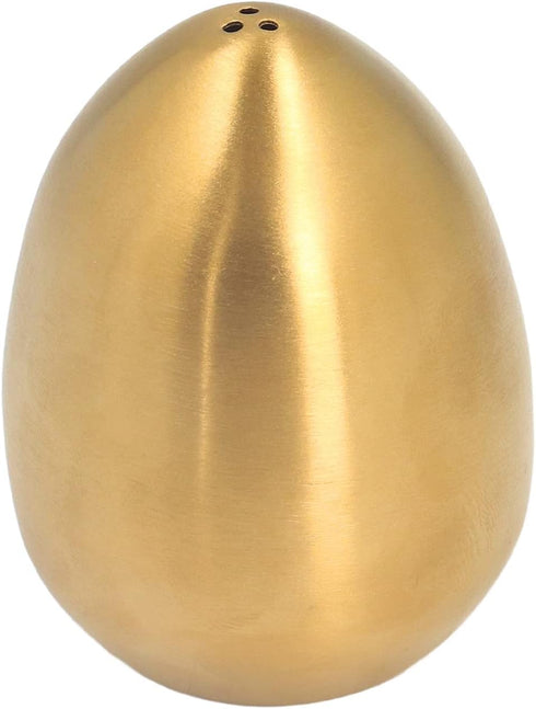 Spice Shaker, Stainless Steel Egg Shaped Spice Jar Pepper Shaker for Home and Kitchen Utensils(Gold)...