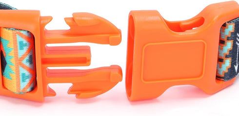 Dog Collar for Small Medium Large Dogs, Adjustable Soft Puppy Collars with Quick Release Buckle Walking Running Training (L, Maya)...