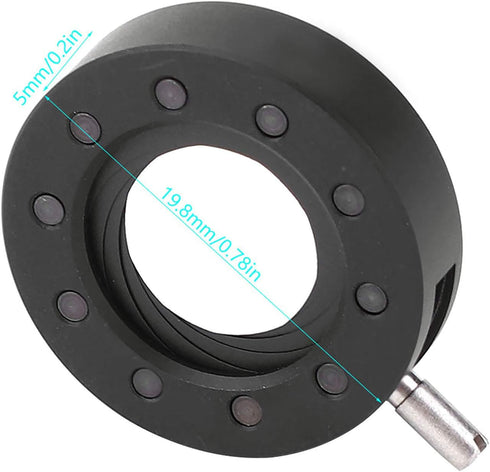 Microscope Adjustable Aperture, SK6 SK8 SK12 SK23 SK25 Microscope Adapter, Optical Diaphragm for Microscope(SK12)...