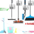 Broom Holder Self Adhesive No Drill Wall Mount Mop Broom Organizer with Hook Heavy Duty Stainless Steel Garden Tool Organizer Garage Storage and O...