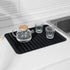Silicone Dish Drying Mat for Multiple Usage,Easy clean,Eco-friendly,Heat-resistant Silicone Mat for Kitchen Counter or Sink,Refrigerator or drawer...