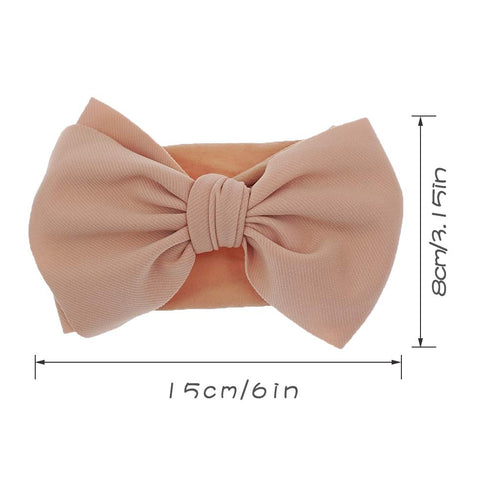 KIDOCHEESE Hairband, Baby Girl Bows Nylon Headbands with Bows, Handmade Hairbands Elastics Hair Accessories for Newborn Infant Toddlers Kids, 5 Pc...