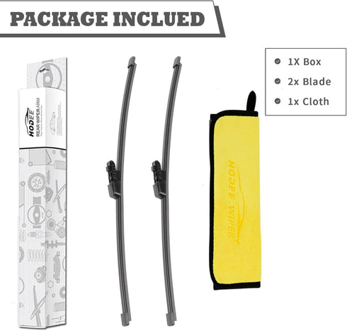 (Pack of 2) Rear Wiper Blade Kit Set Replacement for Lincoln Navigator 2016-2017,Ford Expedition 2016-2017,Rear Wiper Accessories Parts,Wiper Blad...