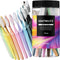DENTIMATE MAX Plus Double Layered Bristles Soft Medium Toothbrush 12 Color 12 Packs...