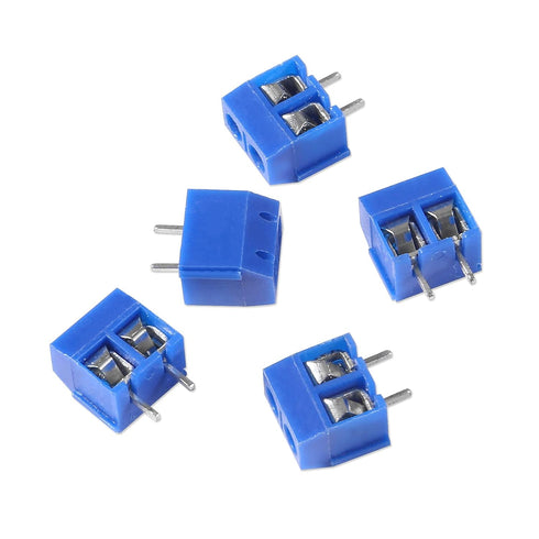 50pcs 2 Pin 3 Pin 4 Pin PCB Mount Screw Terminal Block Connectors 5mm Pitch (2Pin 30pcs,3Pin 10pcs,4Pin 10pcs)...