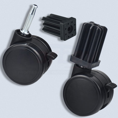 Caster Wheel Gas Grills/Stem Style Locking Swivel Caster 6414 306414 for Weber, Genesis, Summit, Silver, Spirit Gas Grills, Includes Caster Insert...