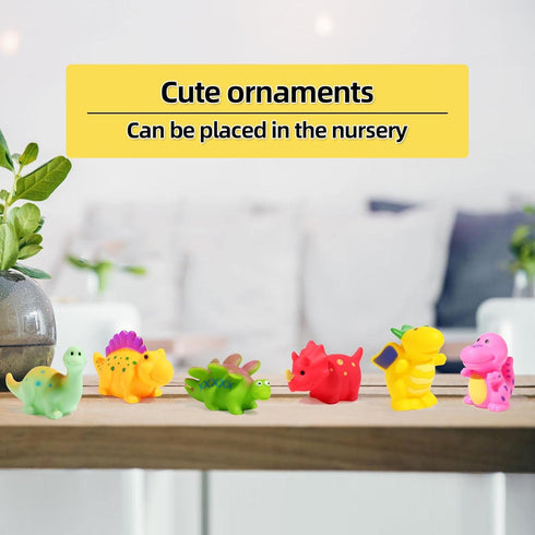 Bath Toys for Toddlers 1-3,6 Pcs No Hole Dinosaur Bathtub Toys for Infants 6-12-18 Months,Bath Toys Shower Toys Swimming Pool Toys for 1 -5 Year O...