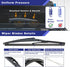 Rear Windshield Wiper Arm Blade Assembly Kit Compatible with 2006-2011 Chevrolet Chevy HHR Rear Window Wiper, Replacement 15807605, 22709463, 2273...