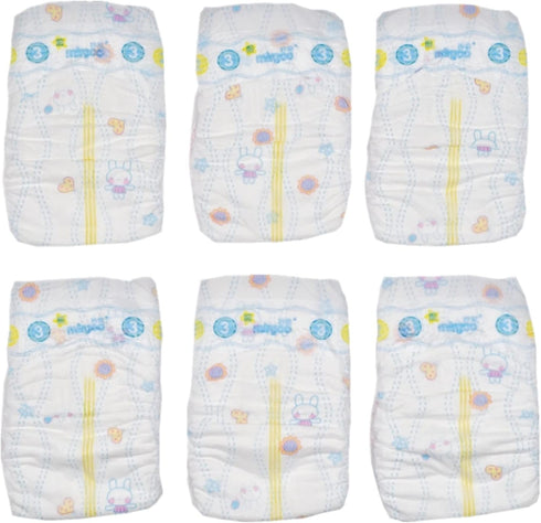MAIHAO Reborn Baby Dolls Diapers 18-28 inch Newborn Reusable 6-Piece Pack Fit 18-28" Reborn Newborn Dolls...