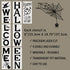 Welcome Stencils and Halloween Stencils with Spider Webs - Welcome Stencil Templates for a Vertical Sign - Halloween Stencils for Painting on Wood...