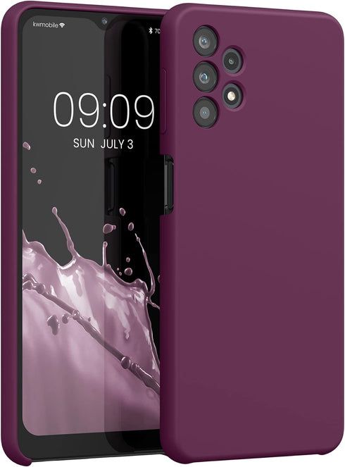 kwmobile Case Compatible with Samsung Galaxy A32 5G Case - TPU Silicone Phone Cover with Soft Finish - Bordeaux Violet...