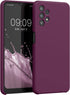 kwmobile Case Compatible with Samsung Galaxy A32 5G Case - TPU Silicone Phone Cover with Soft Finish - Bordeaux Violet...