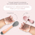 Grabease Baby Silicone Spoon Set for Baby-Led Weaning & First Stage Self-Feeding: Soft, Safe 100% Food-Grade Silicone; BPA-, PVC- Latex- & Phthala...