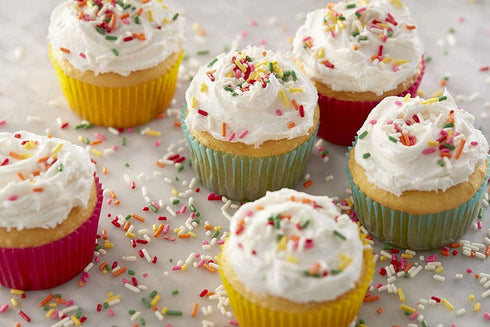 Gifbera Colored Mini Paper Cupcake Liners Vibrant Muffin Baking Cups 400-Count...