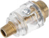 Oiler Lubricator, 1/4" BSP Mini In Line Air Tool Oil Lubricator, Oiler Compressor Pipe Automatic Lubrication for Pneumatic Tool Air Compressor Pip...