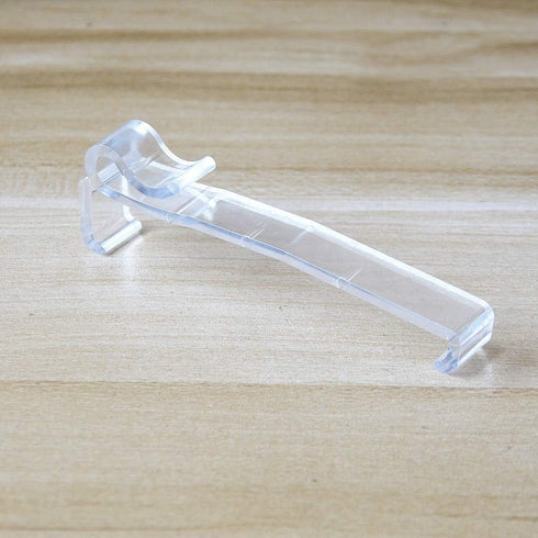 Valance Clips 6pcs 3-1/4'' Window Blinds Hidden Clip Clear Plastic for Horizontal Blinds Valance Retainer Holder...