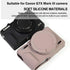 Case for Canon Powershot G7 X Mark III Digital Camera, Soft Silicone Protective Cover with Removable Lens Cover for Canon Powershot G7X Mark III D...