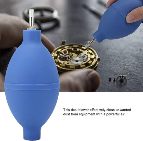 Air Blower Blaster Pump, 135mm Soft Rubber Dust Blower, Portable Dust Cleaner with Metal Head, Wristwatch Parts Cleaner Tool for All DSLR Camera a...