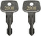 2808 X-Cargo Luggage Roof Replacement Keys,Replacement Keys for X-Cargo roof Racks,X-Cargo Roof Rack Key Karrite Ski Bike xcargo Carrier Skyline S...
