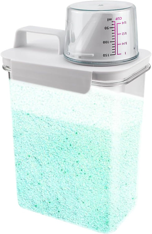 Laundry Detergent Dispenser for Laundry Room for Detergent Softener Bleach Powder Soda etc(1800ml)...