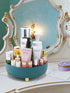 360° Rotating Makeup Organizer, Cosmetic Storage for Vanity, Dresser, Bathroom Counter - Holds Skincare, Nail Polish, Lipstick, Green...