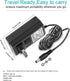 24V AC/DC Massage Gun Charger Compatible with Toluca EM 26, ERLANG EM13 EM12, Booster Pro2 Pro3 E, Legiral Le3, Vybe Pro, Dark Iron EM31 Massage G...
