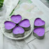 DEYBBY Large Heart Shaped Scented Tea Lights Candles, Smokeless Soywax —6 Hours Long Burning Lavender Purple Aromatherapy Candles for Relaxation, ...