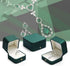 Oirlv Gorgeous Blackish Green Ring Box Premium Leather Ring Bearer Box for Wedding,Proposal Jewelry Gift Case...