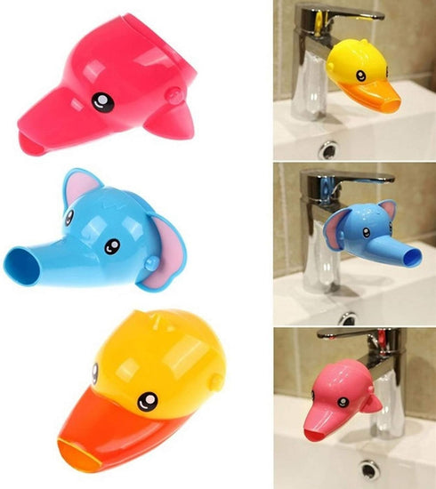 OGIFCHEN Baby and Children's faucet extension faucet guide sink extender long water hand washing device water diverter ?3 Packs Dolphin?...