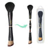 Travel Makeup Brushes with Case, 4 in 1 Makeup Brush Set, Powder Brush, Foundation/Blush Brush, Eyeshadow Brush, Concealer Brush, Double Ended Mak...