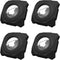 Waterproof AirTag Holder Stick-on Mount Case for Apple Airtag, 3M Double-Sided Adhesive Tape Hidden Protective GPS Tracker Case, Bike, Bicycle, Ca...