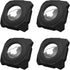 Waterproof AirTag Holder Stick-on Mount Case for Apple Airtag, 3M Double-Sided Adhesive Tape Hidden Protective GPS Tracker Case, Bike, Bicycle, Ca...