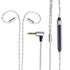 okcsc Earphone Upgrade Cable,0.78mm 2pin Earbuds Replacement Cord,4 Cores OFC Silver Plated Earphones Audio Adapter for KZ ES4 ED16 ZS5 ZS6 ZSR ZS...