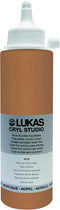 LUKAS CRYL Studio Artists Paint High Pigment Concentration Paint - 250 ml Bottle - Raw Sienna...