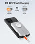 VEGER Portable Charger for iPhone with Built in Cable, 5000mAh Mini Power Bank Battery Pack, PD 20W Fast Charger Travel Essential Compatible with ...