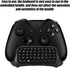 FOSA Keyboard, Chatpad Message Mini Game Keyboard 2.4G Receiver Keypad Chat Keyboard with Audio/Headset Jack for Game Controller Gamepad...