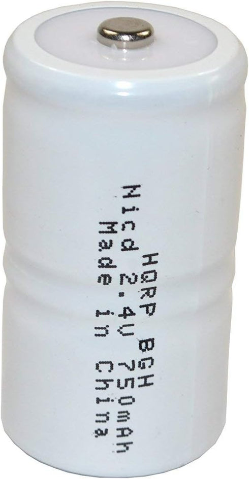 HQRP 2-Pack Battery compatible with TIF8800, TIF8800A, TIF8806, TIF8806A, TIF8850, TIF8900-A Combustible Gas Detector Meter Test Equipment, NP-545...