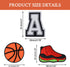 Sports Letters Numbers Charms for Clog Shoe Decoration, Basketball Baseball Hockey Lacrosse Softball Soccer Football Volleyball Sneakers Charm Gif...