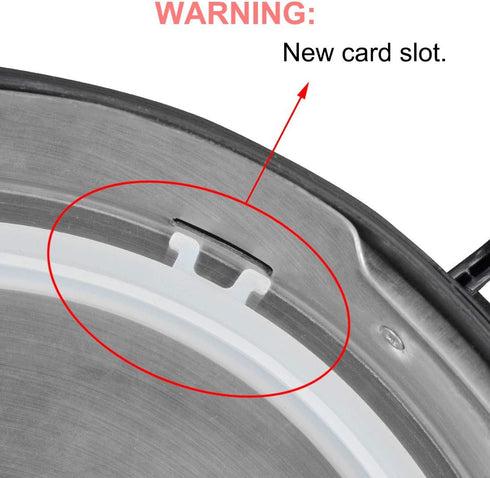 uxcell Silicone Gasket Sealing Ring for Electric, Sealing Ring Inner Diameter - 8.7 Inch, Fits 5/6 Models...