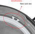 uxcell Silicone Gasket Sealing Ring for Electric, Sealing Ring Inner Diameter - 8.7 Inch, Fits 5/6 Models...