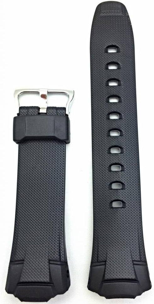 NewLife 17mm Rubber Polyurethane (PU) Material Black Bracelet Watchband | Comfortable, Tough, Durable Replacement Watchstrap that brings to Any Wa...