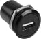 QIANRENON USB2.0 to USB B Threaded Fixed Printer Adapter USB2.0 Female to USB Type B Female Panel Mount Round Connector for PC Printer Scanner Lap...