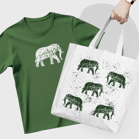 Elephant Stencil, 4-Inch, Beautiful Design, Quality Reusable Stencil for Painting, Crafts, and Decor for Walls, Fabric & Furniture, Recyclable DIY...