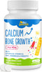 500 MG Calcium Supplement with Vitamin D3 & K2, Zinc, Magnesium & Prebiotics. Kids Vitamins for Kids' Height. Bone Strength, High Absorption, Oran...