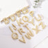 A-Z Letter Brooch Pin Gold Plated Faux Pearl Initial Lapel Pin White Pearl Capital Letter Safty Pin for Women Girls Clothing Bags Accessories...
