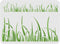 FINGERINSPIRE Grass Stencil for Painting 11.7x8.3" Blade Grass Template Reed Grass Landscape Stencil Cattail Leaves Drawing Stencil Plant Green Ca...