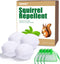SEEKBIT 4 Pack Squirrel Repellent, Peppermint Garlic Keep Squirrel Out of Attic, Car, Engines, Roof, Outdoor Squirrel Deterrent Repels Chipmunk Ro...