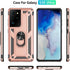 Military Grade Drop Impact for Samsung Galaxy S21 Ultra Case Galaxy S21 Ultra 5G Case Metal Rotating Ring Kickstand Holder Armor Heavy Duty Shockp...